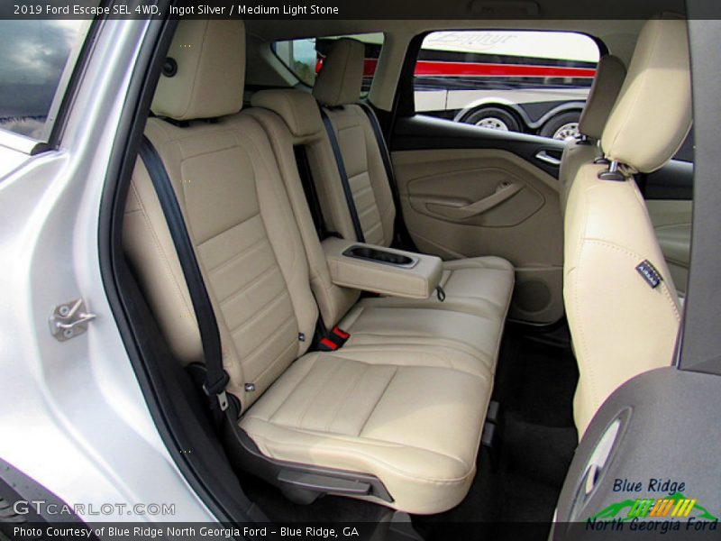Ingot Silver / Medium Light Stone 2019 Ford Escape SEL 4WD