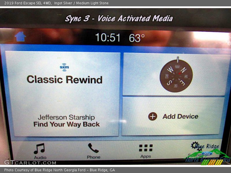 Ingot Silver / Medium Light Stone 2019 Ford Escape SEL 4WD