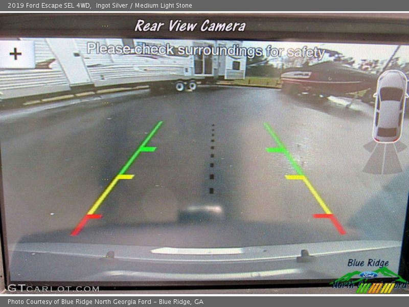 Ingot Silver / Medium Light Stone 2019 Ford Escape SEL 4WD