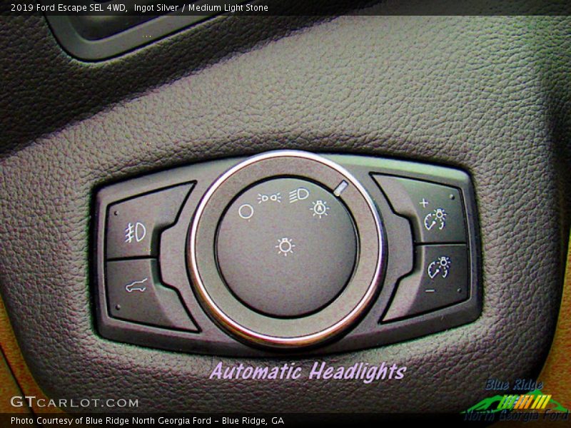 Ingot Silver / Medium Light Stone 2019 Ford Escape SEL 4WD