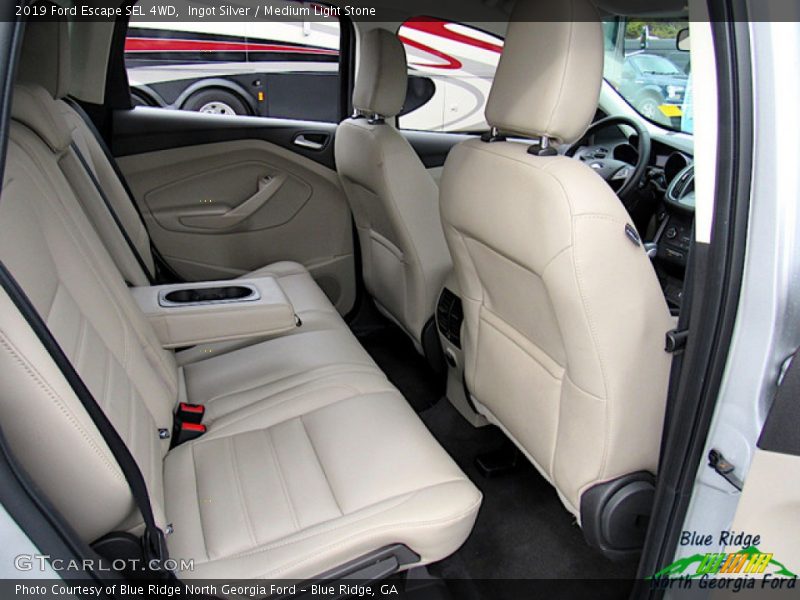 Ingot Silver / Medium Light Stone 2019 Ford Escape SEL 4WD