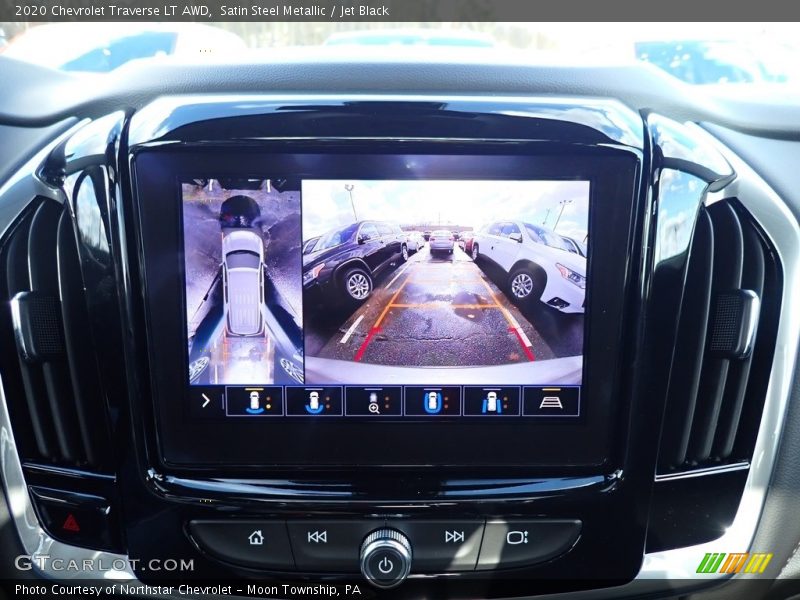 Satin Steel Metallic / Jet Black 2020 Chevrolet Traverse LT AWD
