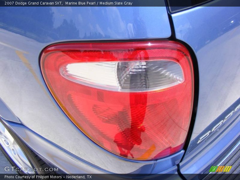 Marine Blue Pearl / Medium Slate Gray 2007 Dodge Grand Caravan SXT