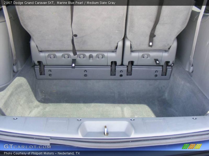 Marine Blue Pearl / Medium Slate Gray 2007 Dodge Grand Caravan SXT