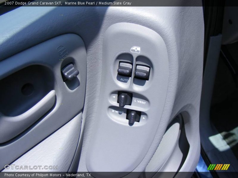 Marine Blue Pearl / Medium Slate Gray 2007 Dodge Grand Caravan SXT