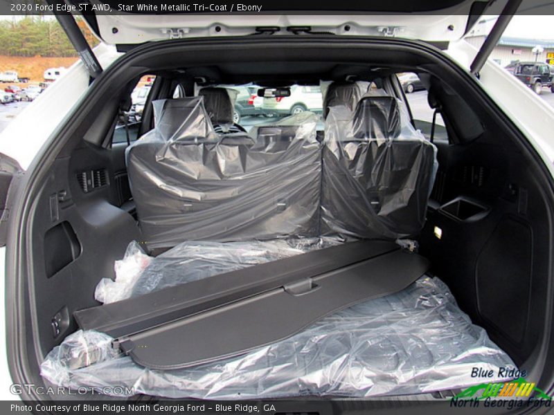 Star White Metallic Tri-Coat / Ebony 2020 Ford Edge ST AWD