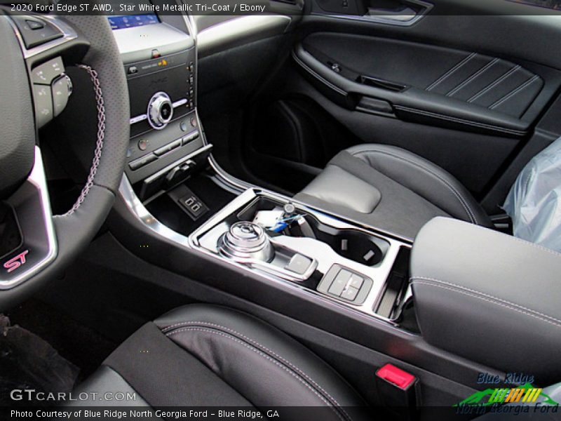 Star White Metallic Tri-Coat / Ebony 2020 Ford Edge ST AWD