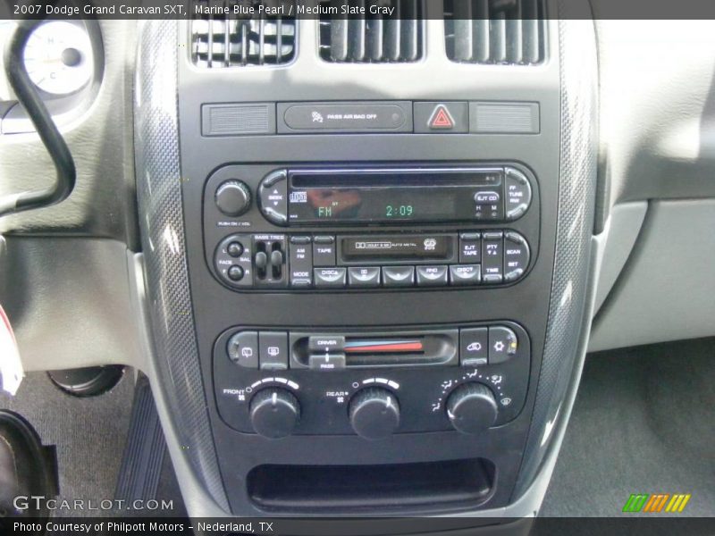 Marine Blue Pearl / Medium Slate Gray 2007 Dodge Grand Caravan SXT