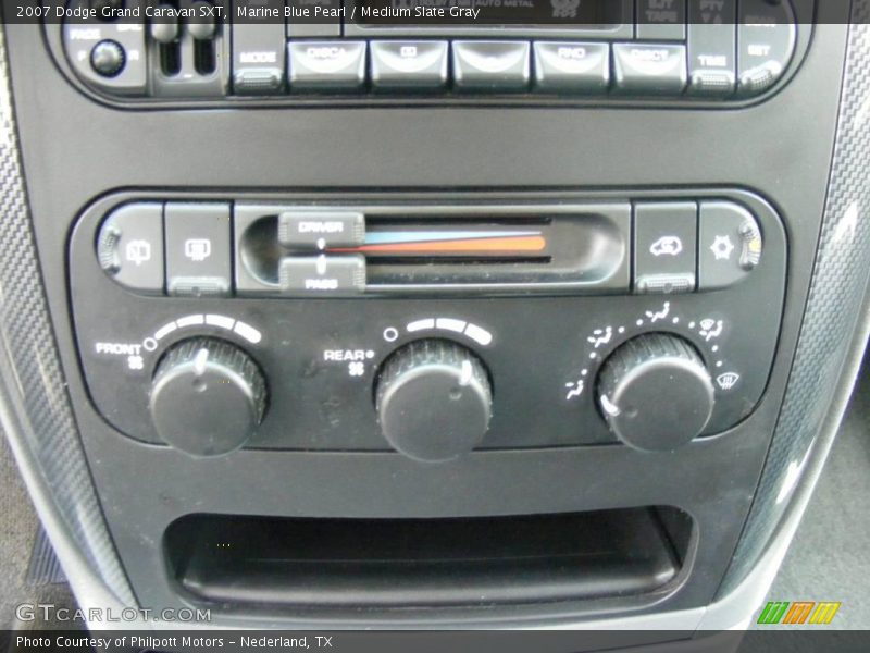 Marine Blue Pearl / Medium Slate Gray 2007 Dodge Grand Caravan SXT