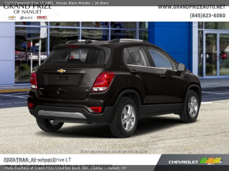Mosaic Black Metallic / Jet Black 2020 Chevrolet Trax LT AWD