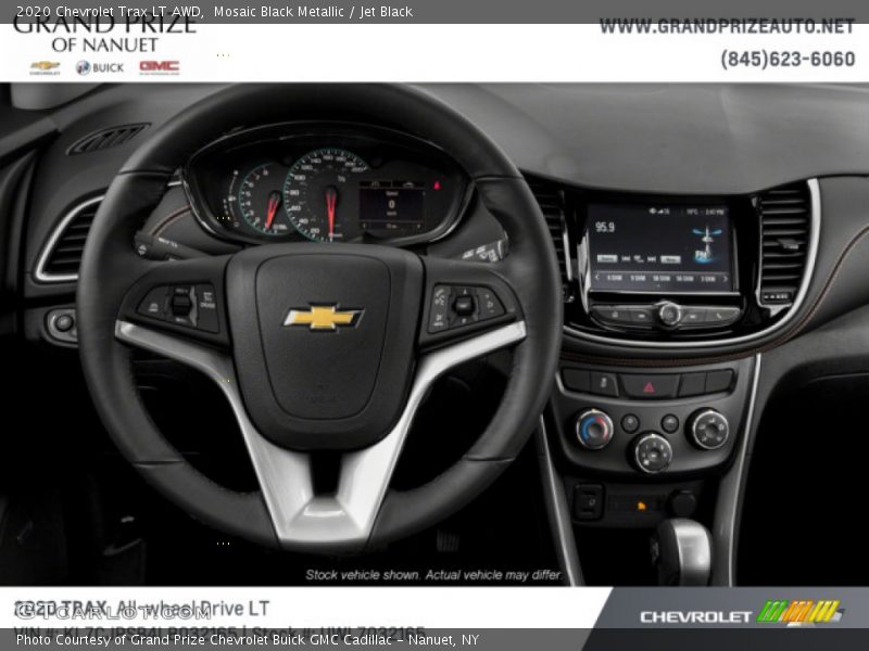 Mosaic Black Metallic / Jet Black 2020 Chevrolet Trax LT AWD