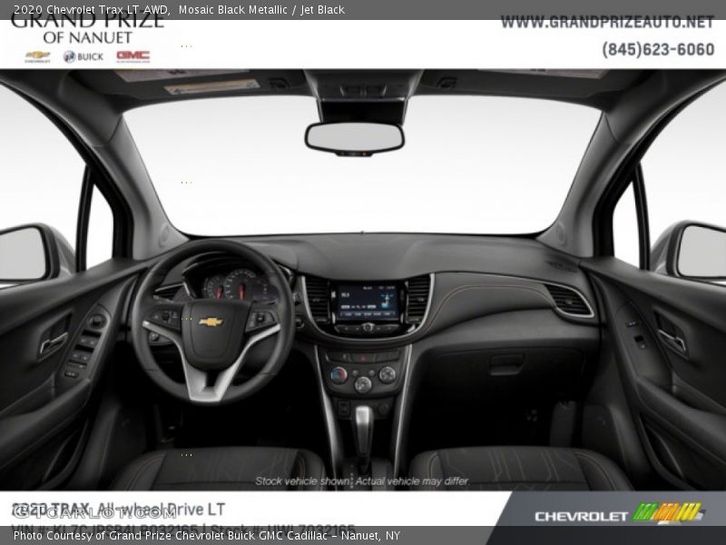 Mosaic Black Metallic / Jet Black 2020 Chevrolet Trax LT AWD