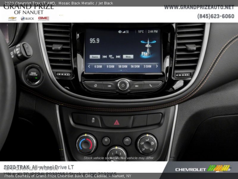 Mosaic Black Metallic / Jet Black 2020 Chevrolet Trax LT AWD