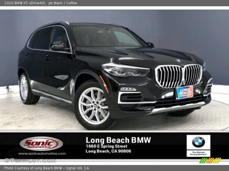 Jet Black / Coffee 2020 BMW X5 sDrive40i