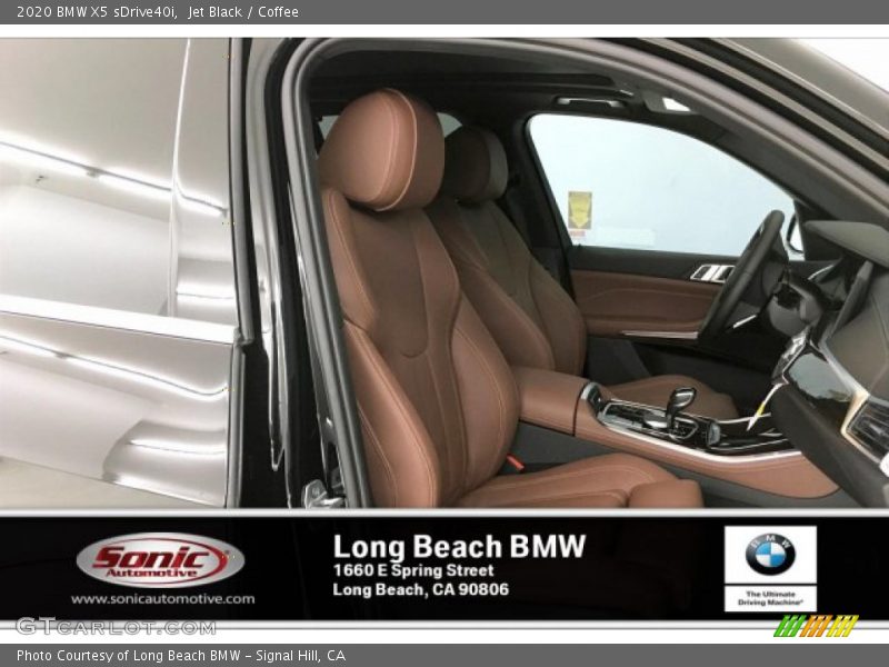 Jet Black / Coffee 2020 BMW X5 sDrive40i