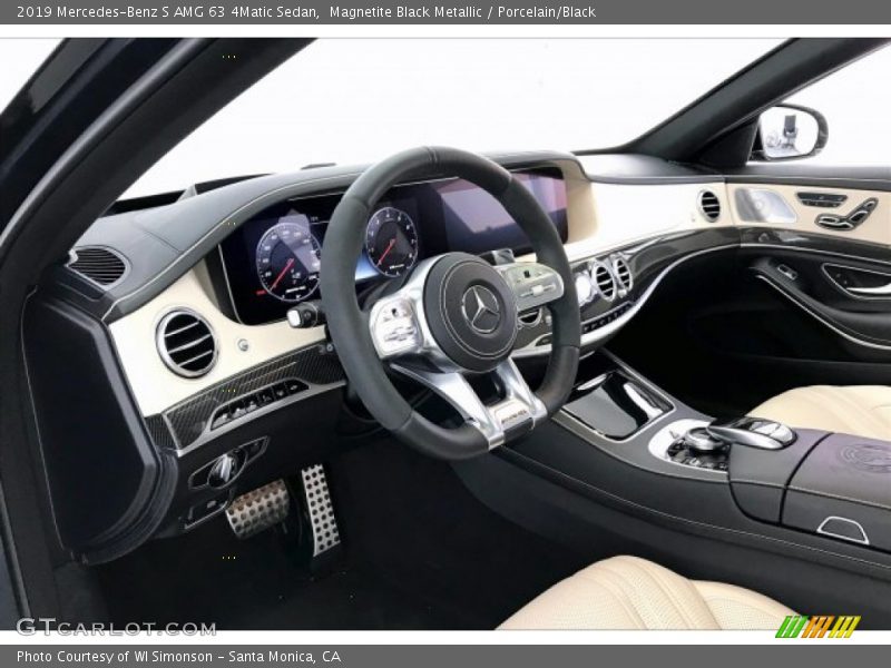 Magnetite Black Metallic / Porcelain/Black 2019 Mercedes-Benz S AMG 63 4Matic Sedan