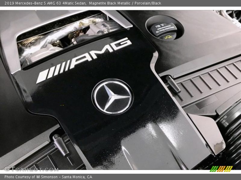 Magnetite Black Metallic / Porcelain/Black 2019 Mercedes-Benz S AMG 63 4Matic Sedan