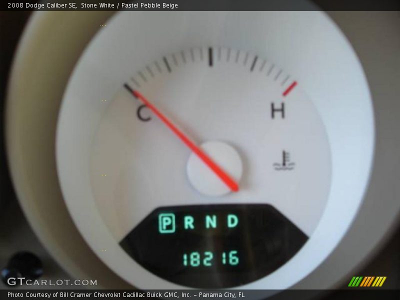 Stone White / Pastel Pebble Beige 2008 Dodge Caliber SE