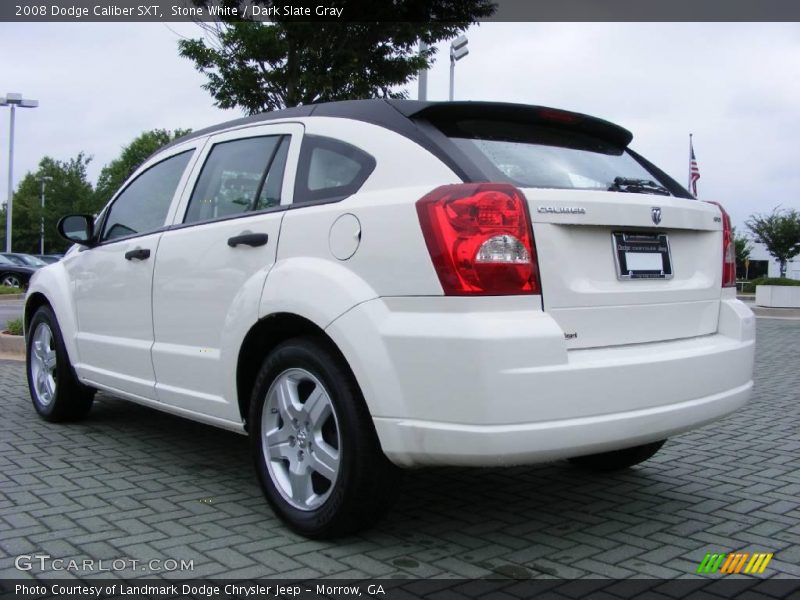 Stone White / Dark Slate Gray 2008 Dodge Caliber SXT