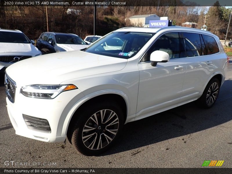 Crystal White Metallic / Charcoal 2020 Volvo XC90 T5 AWD Momentum