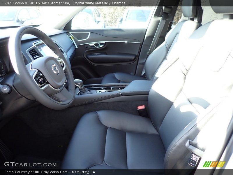 Crystal White Metallic / Charcoal 2020 Volvo XC90 T5 AWD Momentum