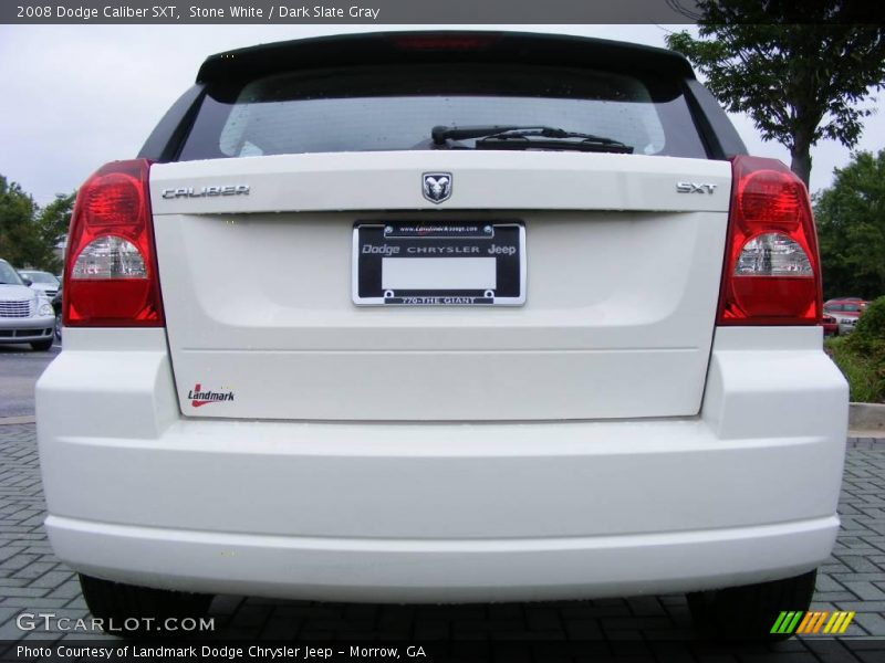 Stone White / Dark Slate Gray 2008 Dodge Caliber SXT