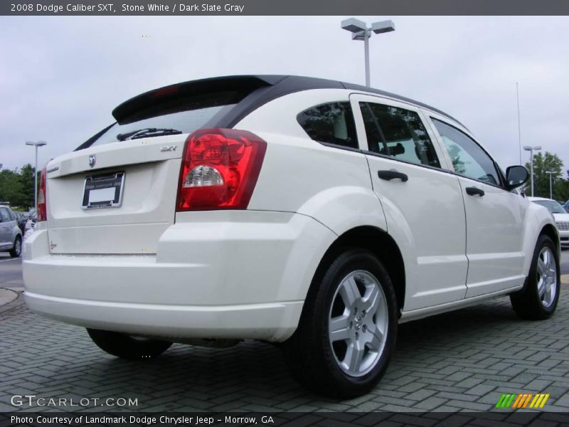 Stone White / Dark Slate Gray 2008 Dodge Caliber SXT