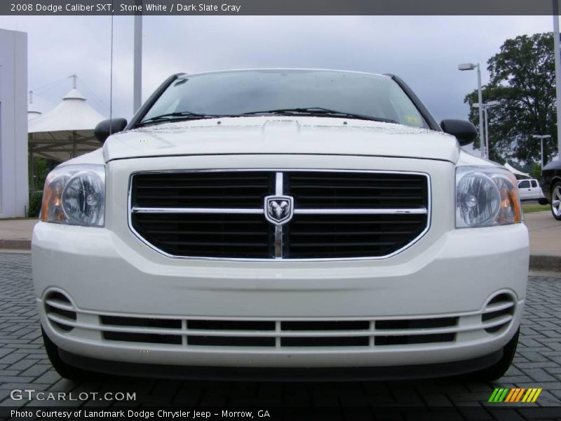 Stone White / Dark Slate Gray 2008 Dodge Caliber SXT