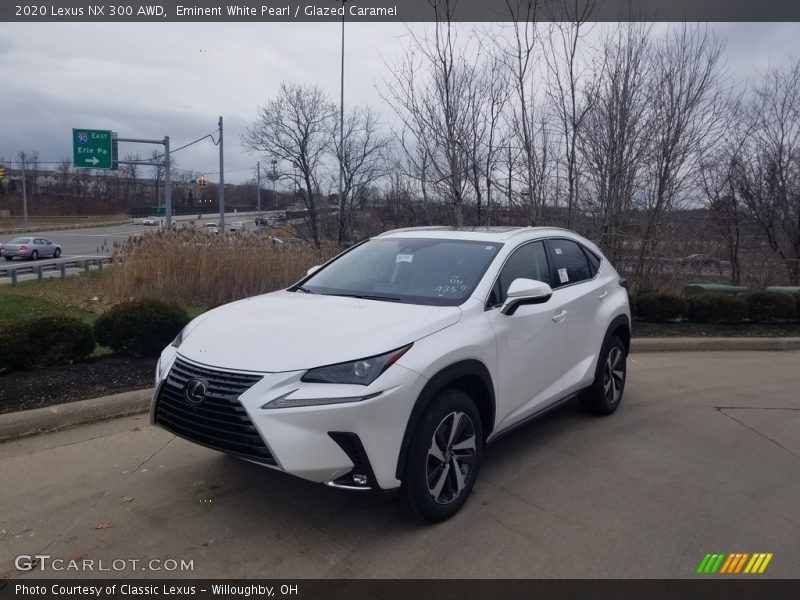 Eminent White Pearl / Glazed Caramel 2020 Lexus NX 300 AWD
