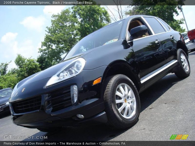 Black / Havanna/Sand Beige 2008 Porsche Cayenne Tiptronic