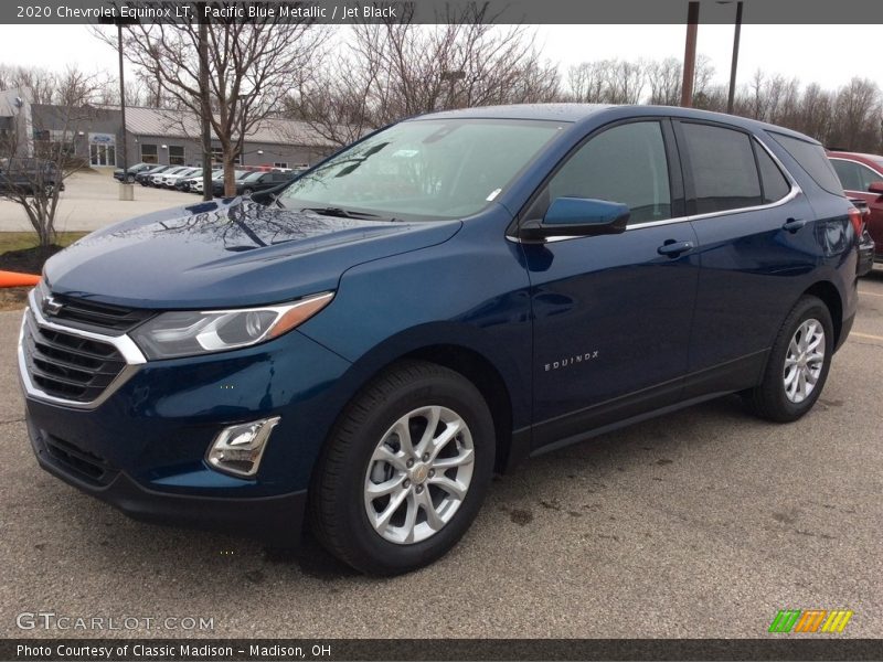 Pacific Blue Metallic / Jet Black 2020 Chevrolet Equinox LT