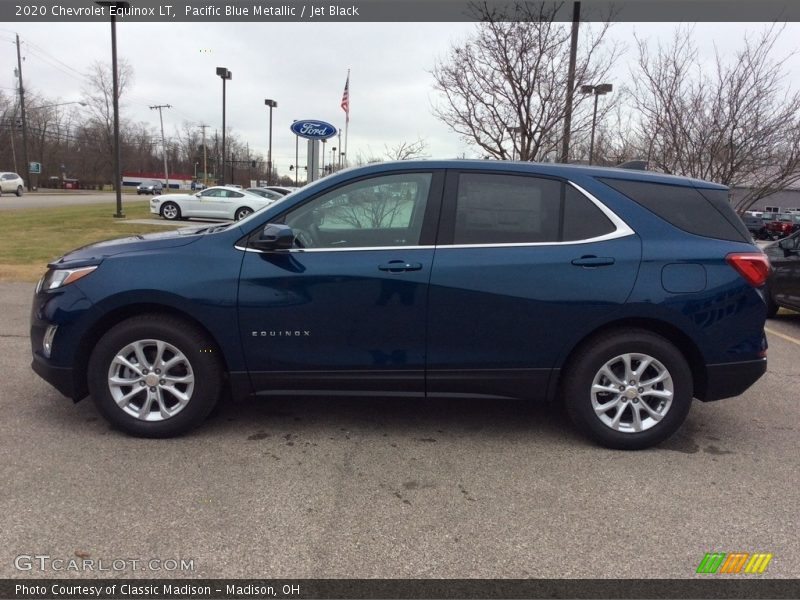 Pacific Blue Metallic / Jet Black 2020 Chevrolet Equinox LT