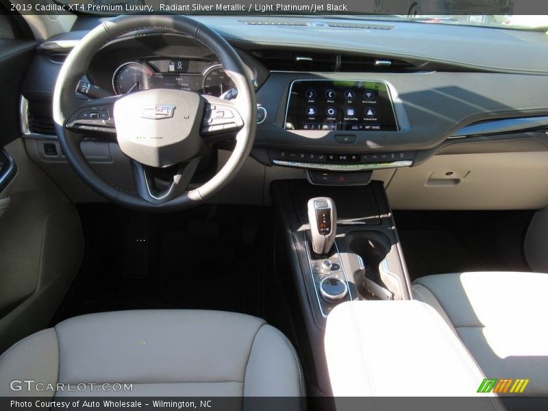 Radiant Silver Metallic / Light Platinum/Jet Black 2019 Cadillac XT4 Premium Luxury