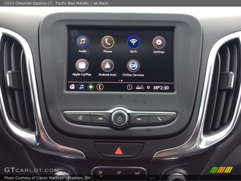 Pacific Blue Metallic / Jet Black 2020 Chevrolet Equinox LT