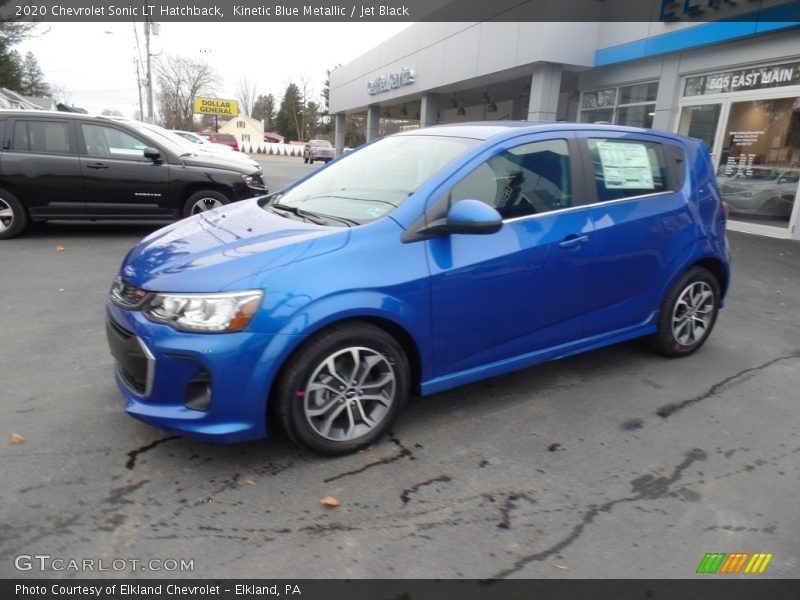 Kinetic Blue Metallic / Jet Black 2020 Chevrolet Sonic LT Hatchback