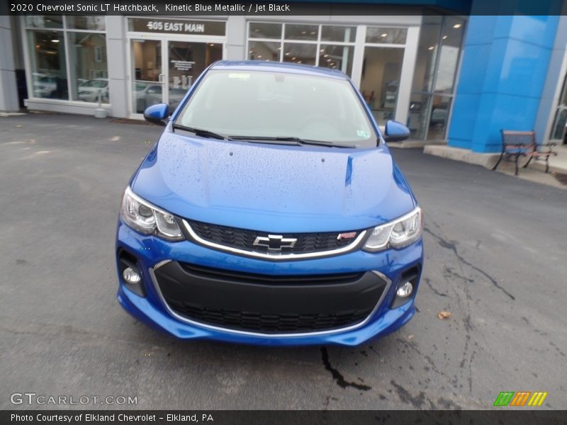 Kinetic Blue Metallic / Jet Black 2020 Chevrolet Sonic LT Hatchback