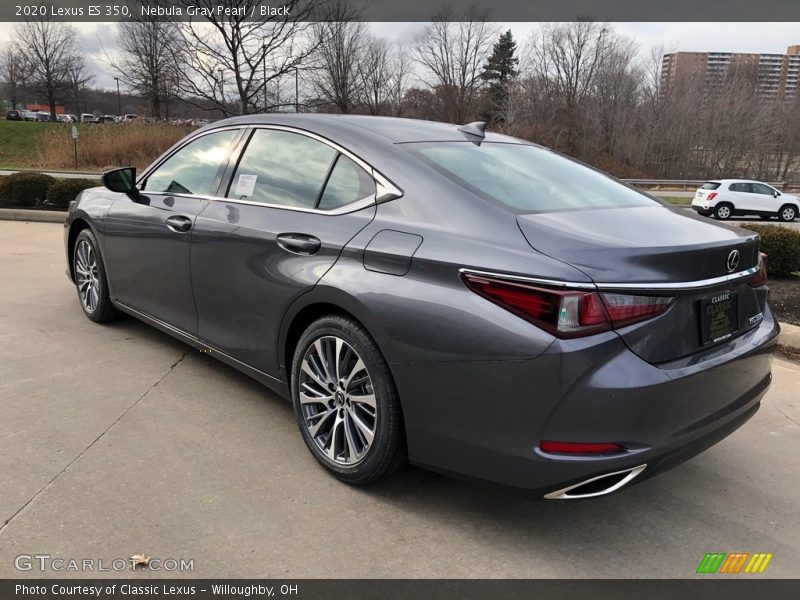 Nebula Gray Pearl / Black 2020 Lexus ES 350
