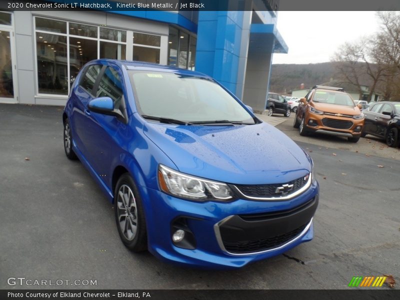Kinetic Blue Metallic / Jet Black 2020 Chevrolet Sonic LT Hatchback