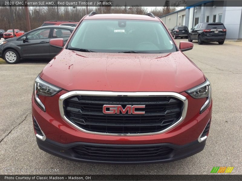 Red Quartz Tintcoat / Jet Black 2020 GMC Terrain SLE AWD