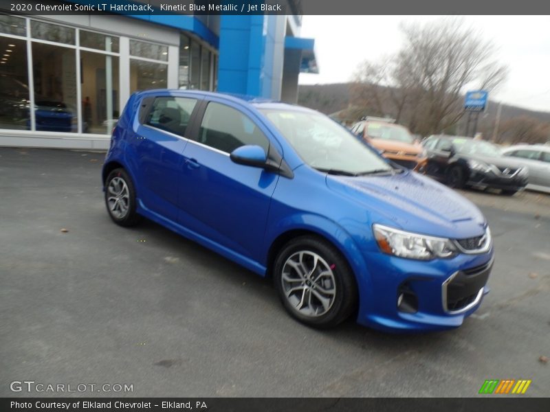 Kinetic Blue Metallic / Jet Black 2020 Chevrolet Sonic LT Hatchback