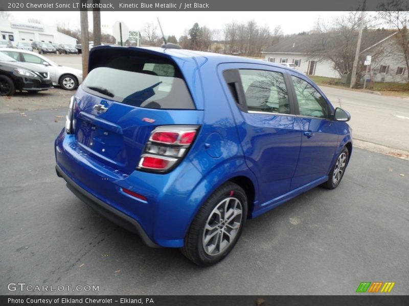 Kinetic Blue Metallic / Jet Black 2020 Chevrolet Sonic LT Hatchback