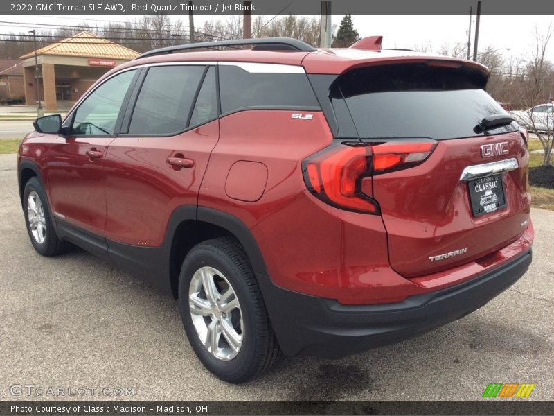 Red Quartz Tintcoat / Jet Black 2020 GMC Terrain SLE AWD