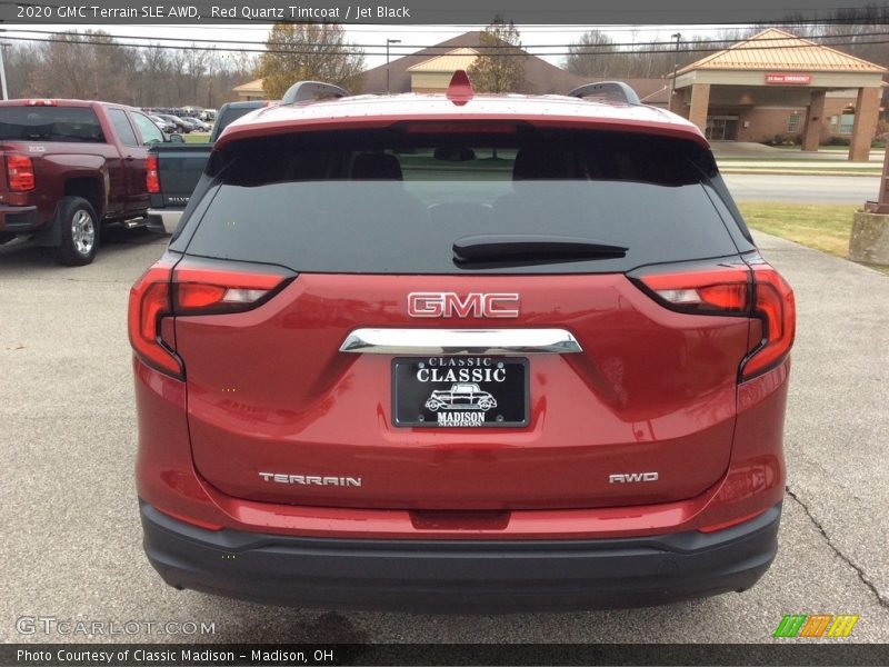 Red Quartz Tintcoat / Jet Black 2020 GMC Terrain SLE AWD