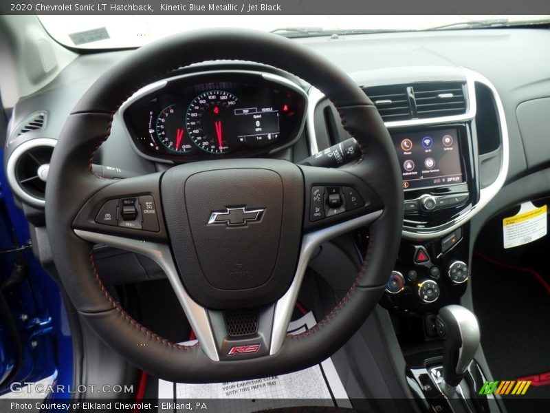 Kinetic Blue Metallic / Jet Black 2020 Chevrolet Sonic LT Hatchback