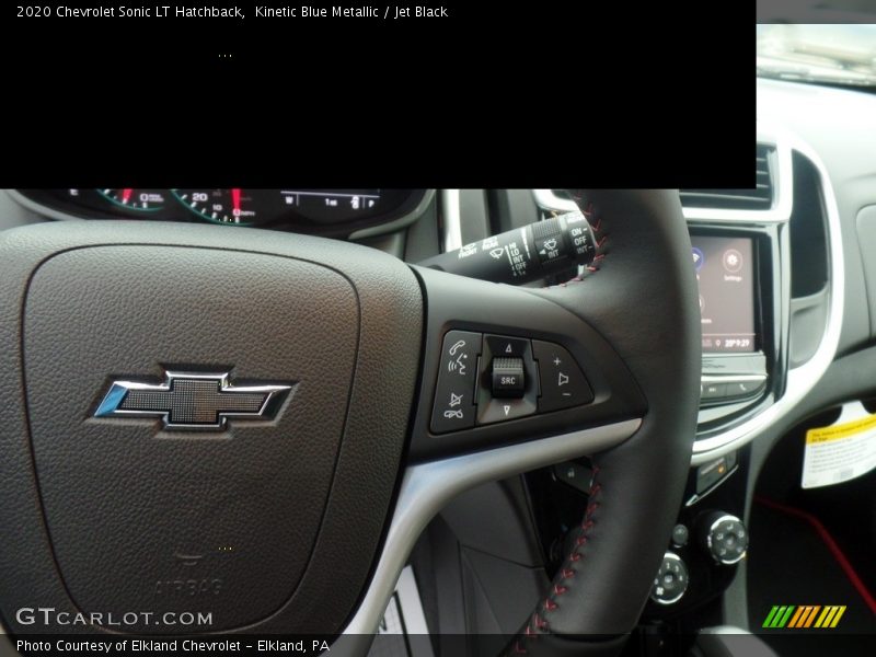 Kinetic Blue Metallic / Jet Black 2020 Chevrolet Sonic LT Hatchback