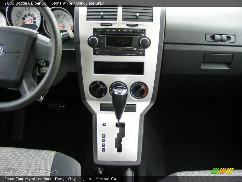 Stone White / Dark Slate Gray 2008 Dodge Caliber SXT