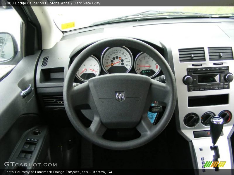 Stone White / Dark Slate Gray 2008 Dodge Caliber SXT