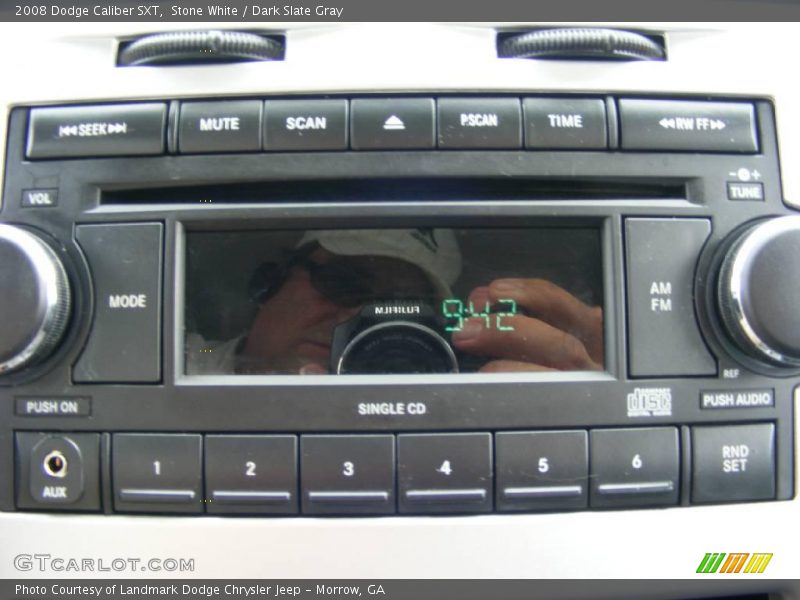 Stone White / Dark Slate Gray 2008 Dodge Caliber SXT