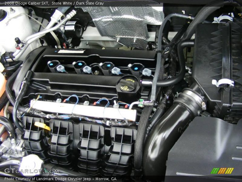 Stone White / Dark Slate Gray 2008 Dodge Caliber SXT