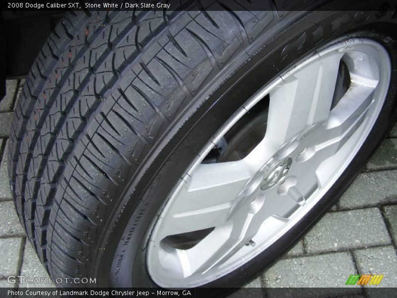 Stone White / Dark Slate Gray 2008 Dodge Caliber SXT